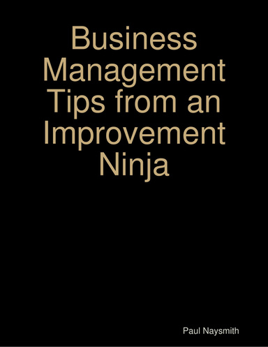 Business Management Tips from an Improvement Ninja