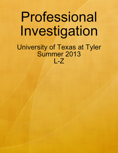 Summer 2013, L-Z