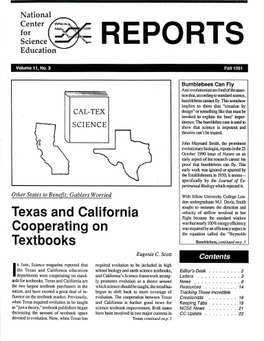 NCSE Reports 11.3