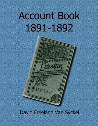 Paperback - Account Book 1891-1892