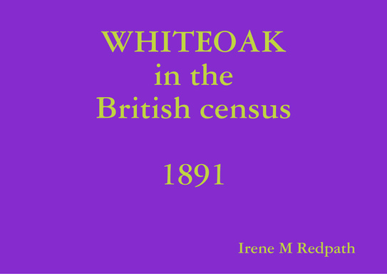 WHITEOAK in the British census : 1891