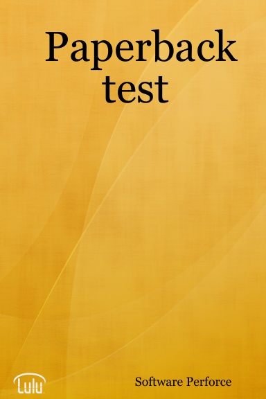 Paperback test
