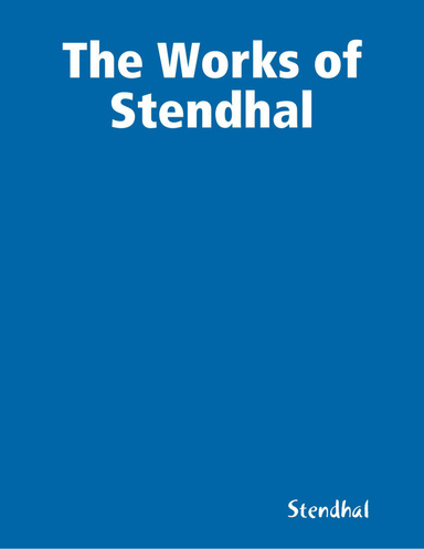 The Works of Stendhal