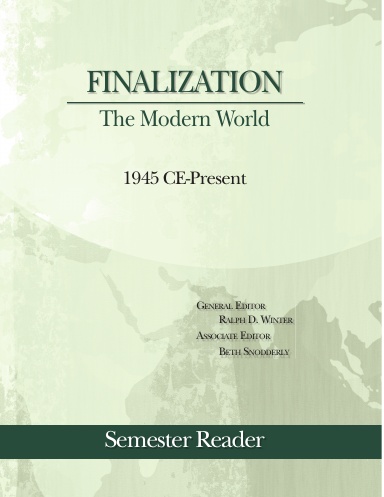Global Civilization: Finalization Reader