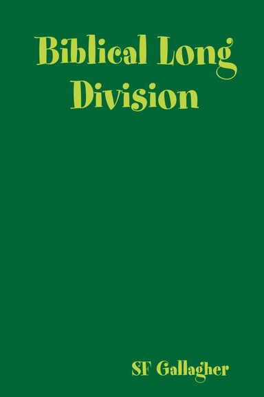 Biblical Long Division