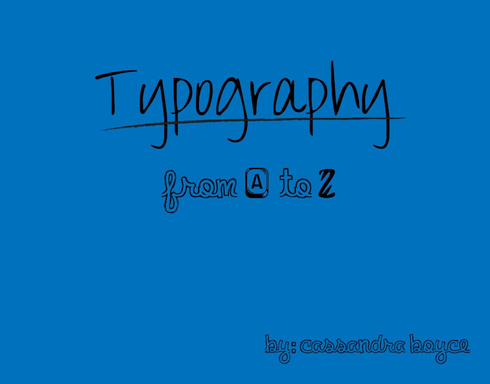 Typography A to Z