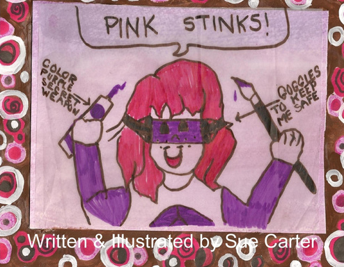 pink stinks 9x7
