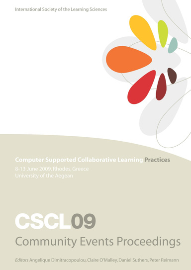 Computer Supported Collaborative Learning Practices - CSCL2009 Community Events Proceedings