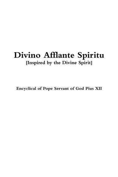 Divino Afflante Spiritu