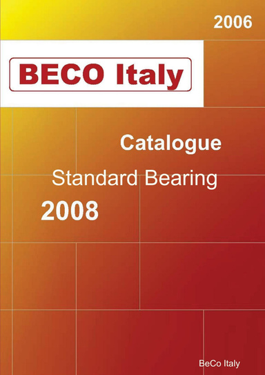 Catalogue 2008 Standard Bearing