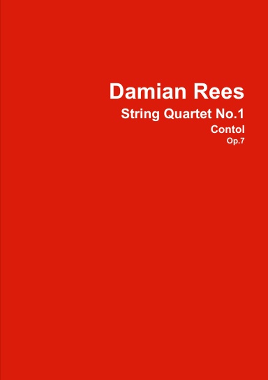 String Quartet No.1 Contol Op.7