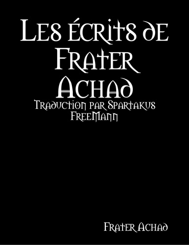 Les écrits de Frater Achad