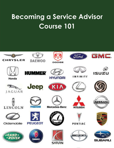 Service Advisor Training Course Book