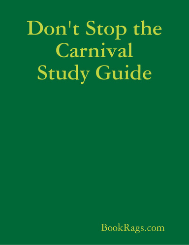 Don't Stop the Carnival Study Guide