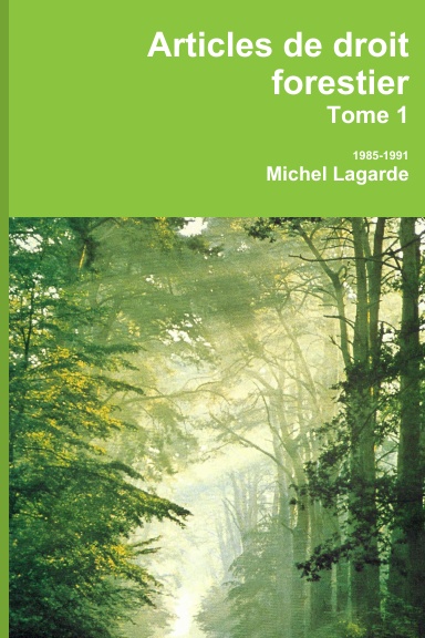 Articles droit forestier 1