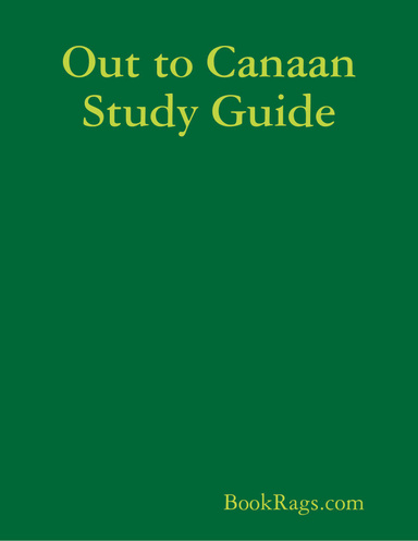 Out to Canaan Study Guide