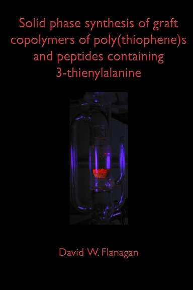 Solid phase synthesis of graft copolymers of poly(thiophene)s and peptides containing 3-thienylalanine