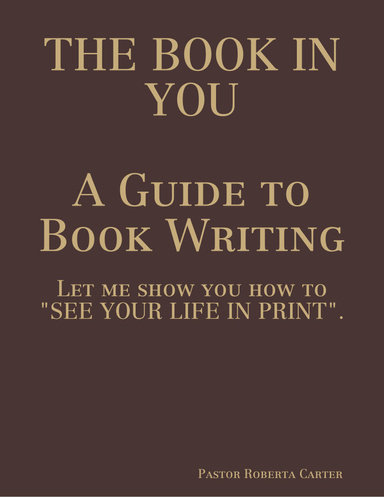 THE BOOK IN YOU