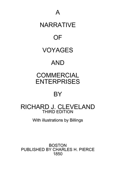 Cleveland's Voyages