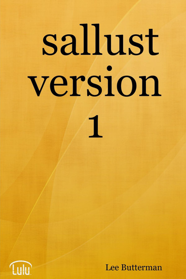 sallust version 1