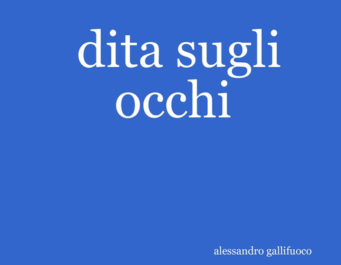 dita sugli occhi