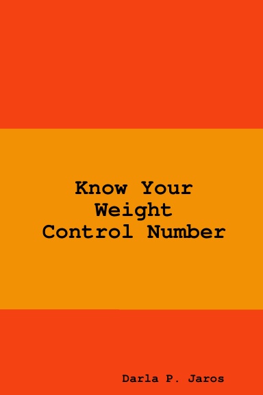 Know Your Weight Control Number