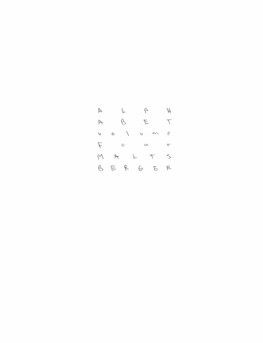 Alphabet, Volume 4