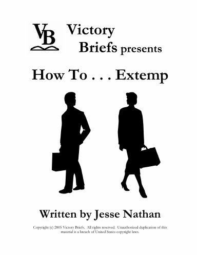 How to Extemp Print Edition