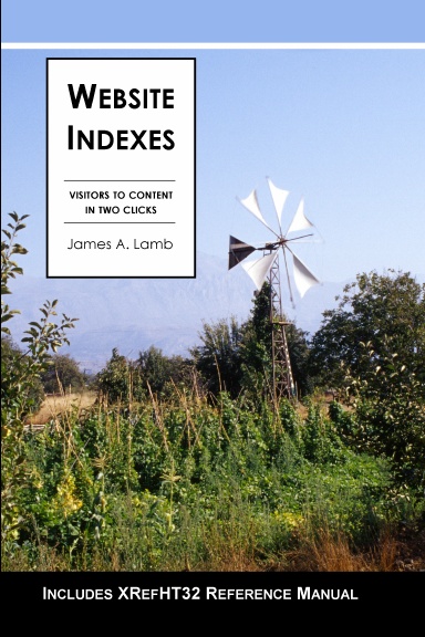 Website Indexes: visitors to content in two clicks, or website indexing with XRefHT32 freeware