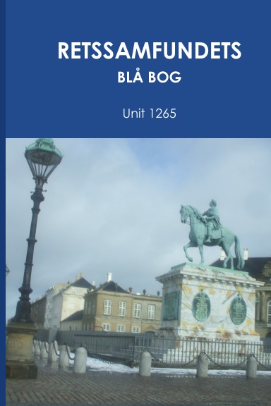 RETSSAMFUNDETS BLÅ BOG - 2010