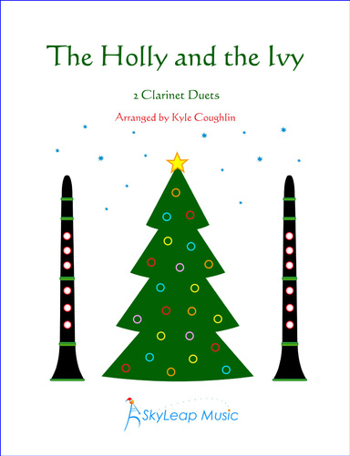 The Holly and the Ivy for two clarinets