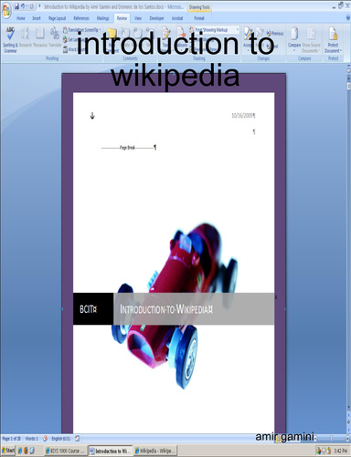 introduction to wikipedia