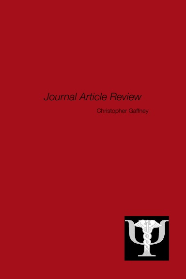 Journal Article Reviews