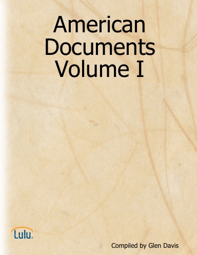 American Documents Volume I