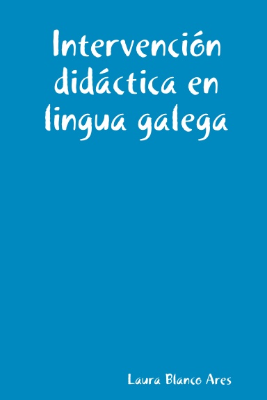 Intervención didáctica en lingua galega