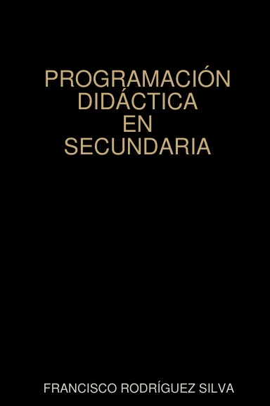 PROGRAMACIÓN DIDÁCTICA EN SECUNDARIA