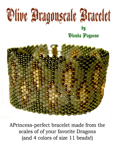 Olive Dragonscale Bracelet