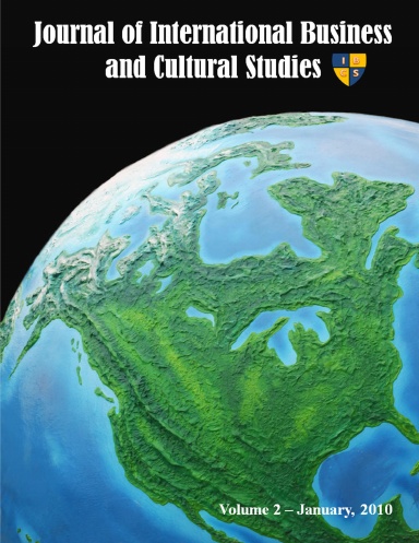 Journal of International Business and Cultural Studies - Volume 2