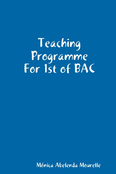 Teaching Programme For 1st Year BAC