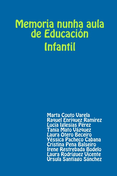 Memoria nunha aula de Educación Infantil