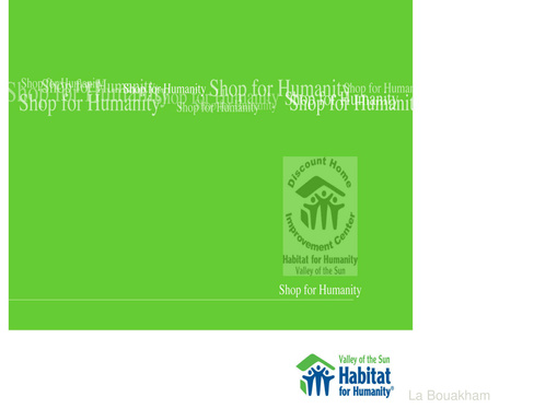 Habitat for Humanity 06' Campaign