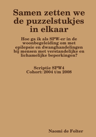 Samen zetten we de puzzelstukjes in elkaar