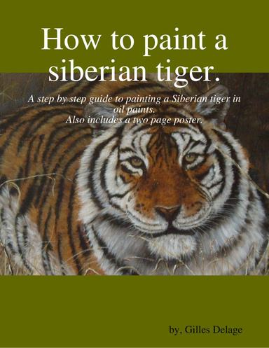How to paint a tiger