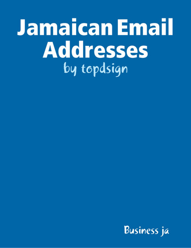 Jamaican Email Addresses