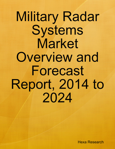 Military Radar Systems Market Overview and Forecast Report, 2014 to 2024