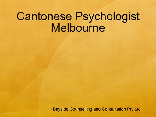 Cantonese Psychologist Melbourne