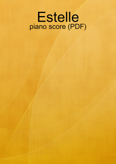 Estelle - piano score (PDF)