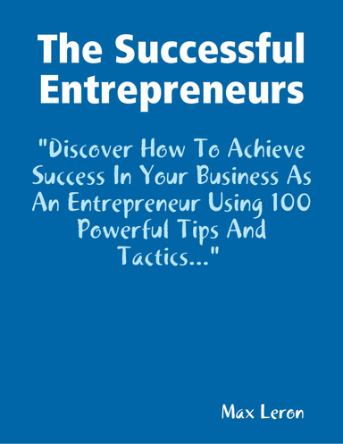 The Successful Entrepreneurs