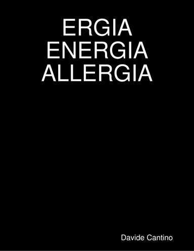 ERGIA - ENERGIA - ALLERGIA