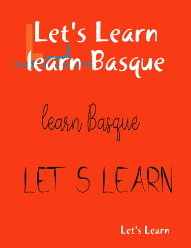 Let's Learn learn Basque
